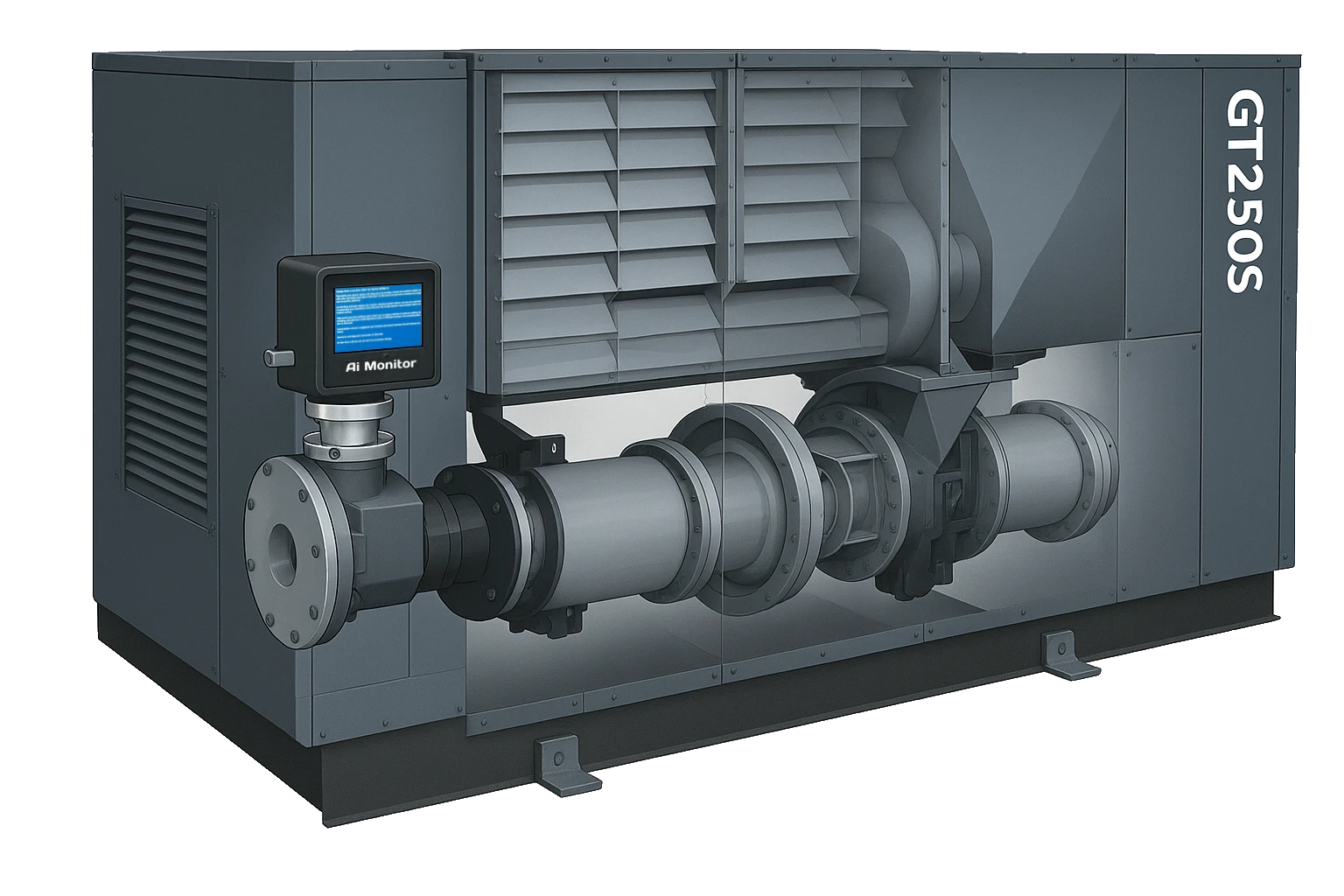 FlexEnergy turbine interior with Ai